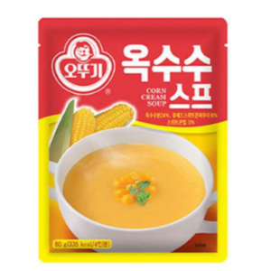 오뚜기 옥수수 스프, 80g, 4개