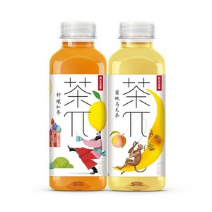 차파이 복숭아 우룽차 중국식품 수입차 음료, 500ml, 60개