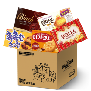 스낵24 나혼자쓱싹 5종 과자세트, 1세트, 과자 5p
