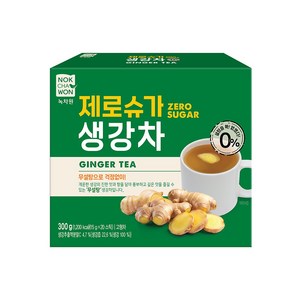 [녹차원] 제로슈가 생강차 20스틱, 1박스, 20개입, 15g