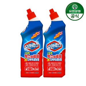 유한락스 멀티액션 락스와세제 고농축 다목적세정용, 755ml, 2개