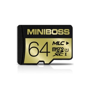 미니보스 블랙박스용 마이크로SD MLC 메모리카드, 64GB, 1개