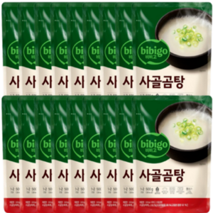 비비고 사골곰탕500g 18봉, 500g, 18개