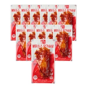 육식토끼 소스 닭가슴살 불닭소스, 12개, 100g