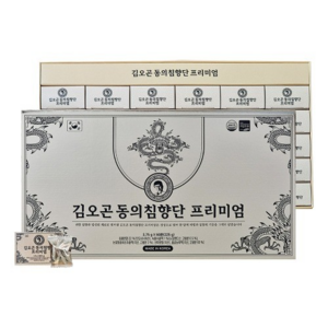 김오곤 동의침향단 프리미엄A 침향25% 쇼핑백증정, 60개, 3.75g