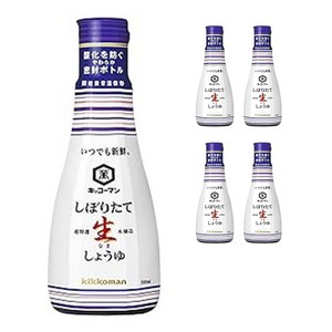 기꼬만 시보리타테 생 간장, 5개, 200ml