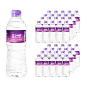 물한빙 생수 물 추천, 500ml, 40개