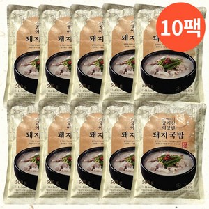 궁키친 이상민 돼지국밥 500g 10팩 소울푸드 정통돼지국밥, 10개, 500mg