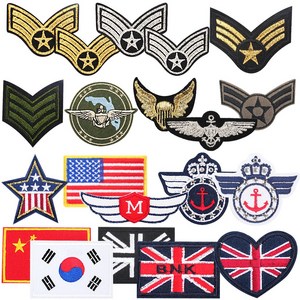 깔끔와펜 마크 패치 자수와펜 견장 아플리케 와펜, 와펜-No.484, 1개, 와펜-No.484