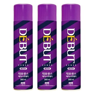 드봉 데뷰 스프레이 무스크향 3개, 300ml