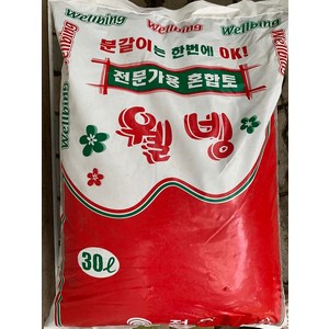 웰빙 분갈이 흙 30L 70, 1개