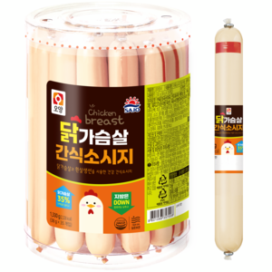 사조 닭가슴살 간식 소시지, 25개, 38g