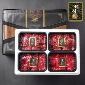 [더싱싱] 1등급 암소 한우 선물세트(냉장), 한우 정육 선물세트 1.2kg, 1세트