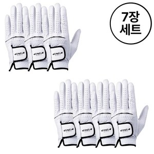 기가골프 양피장갑 남성용(한손)_GA2213 7장세트, 왼손착용26