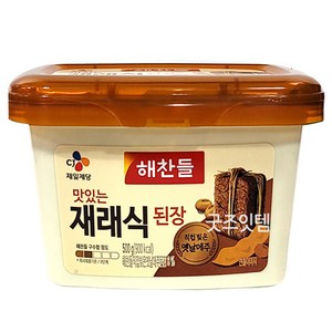 해찬들 맛있는 재래식 된장, 500g, 3개