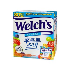 웰치스 믹스 후르츠 과일 젤리, 2kg, 1개