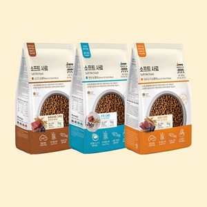 무마진 강아지 전연령용 소고기 & 황태 소프트사료, 소, 1kg, 2개