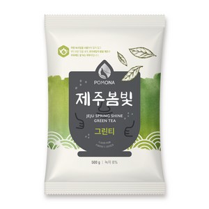 포모나 제주봄빛 그린티 파우더 500g 3개, 1개입