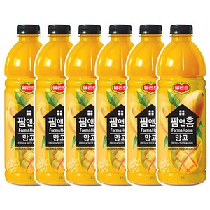 델몬트 팜앤홈 망고 음료, 1.2L, 6개