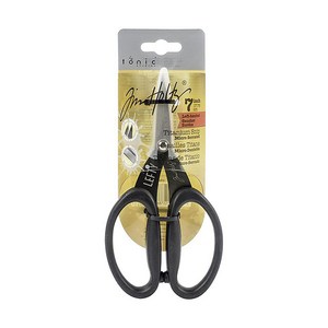 공예몰 Tim Holtz Non-Stick Titanium Micro Serrated Scissors 7인치 팀홀츠 가위