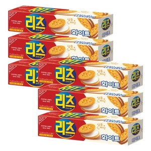 리츠 샌드위치 크래커 화이트 77g, 6개