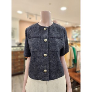 BCBG [올앤선드리] 베베카TWEED JK _ A3F7J102 55 [NAVY]