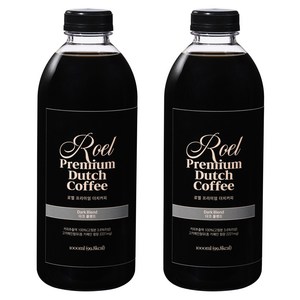 로엘 팩토리 로엘 더치커피 콜드브루 원액 대용량 1000ml x 2병, 1L, 2개, 1개입, 1l