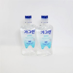 가그린 제로 구강청결제, 750ml, 2개