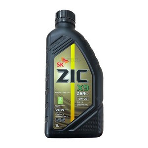 ZIC X9 ZERO 0W20 1L 가솔린, 1개