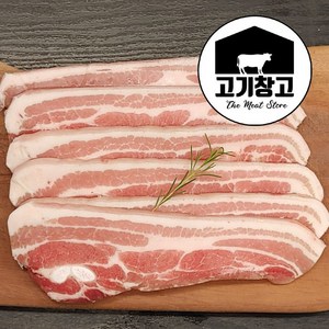 고기창고 민생오겹살500g (9mm)구이용 껍데기가 있어 씹는맛이 일품인, 3개