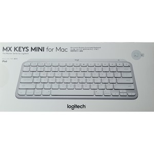 로지텍 mx keys mini fo mac 무선 일반형 키보드, 화이트, YR0084