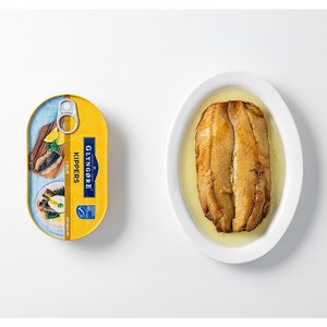 아만다 훈제 오일 청어 통조림 캠핑용 씨푸드 가시없는 순살청어 오메가3 고단백 soft herring fillet, 1개, 190g