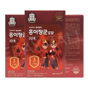 정관장 홍이장군 3단계 로얄 20ml x 30포 (3세트), 1개