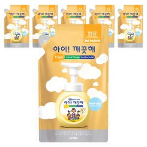 아이깨끗해 핸드워시 파우더향 리필, 200ml, 6개