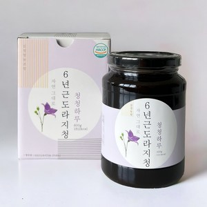 청청하루 6년근도라지청 무농약인증도라지 길경농원, 600g, 1개입, 1개