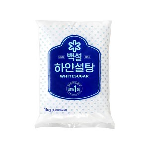 백설 하얀설탕, 1kg, 1개