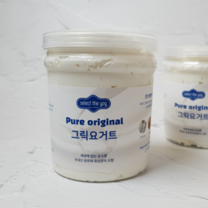 셀렉더요그 플레인 무가당 그릭요거트, 500g, 1개