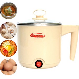 센스픽 리빙센스 멀티쿠커 1L 전기포트 휴대용 라면냄비 SP-912, 라면포트 SP-912, 모카 베이지