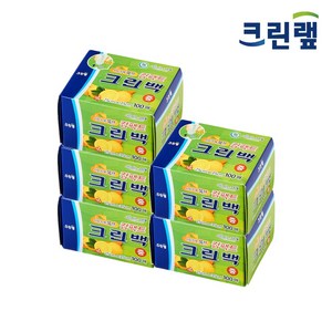 홈하우스 편리하고 위생적인 크린랲 컴팩트 크린백 중 25cm x 35cm + 은사수세미, 5개