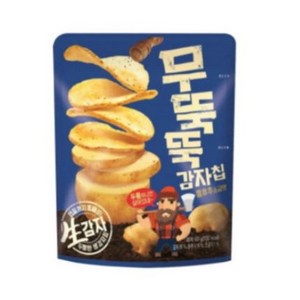 오리온 무뚝뚝감자칩 통후추 소금맛, 60g, 3개