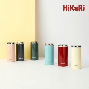 HiKaRi 심플 미니 보온보냉 텀블러, 카키, 200ml, 1개