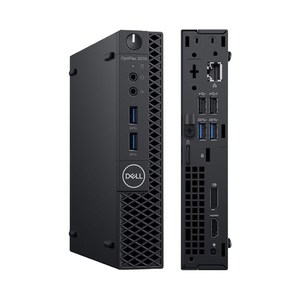 미니 PC 본체 Windows10 Intel Core 9세대 델 미니데스크탑 Optiplex 3070 Micro, i5_9500T_RAM 16GB_SSD 1TB, 16GB, 블랙, 단품, 1TB, WIN10