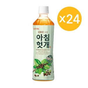 롯데 아침헛개, 500ml, 24개