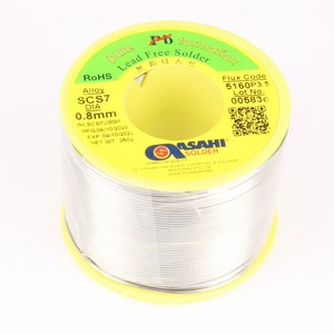 무연납 실납 SOLDER 0.8mm 250g DM4252, 1개