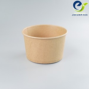 해피팩 다용도 크라프트 종이용기 750호, 100개, 1개입