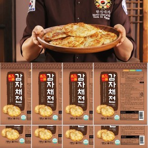 [홈쇼핑] 명인 전시현 감자채전 2KG 국내산 감자 간식 술안주 전, 2세트