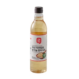 오늘좋은 유기농 현미식초 (800ML) 국산자연 발효 유기농현미: 국산, 1개, 800ml