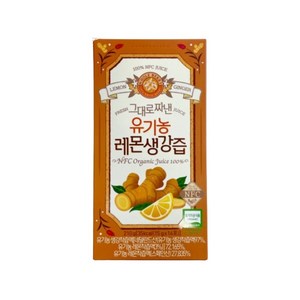 홀베리 그대로 짜낸 유기농 레몬 생강즙 14p, 210g, 1개