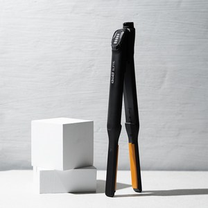 디오비 더볼륨 슬림고데기 G7-R15 라운드열판 15mm 전문가용, 머드펄 파인 3중 코팅