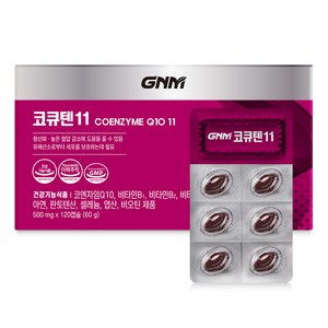 GNM자연의품격 코큐텐11 코엔자임Q10 11, 120정, 1박스